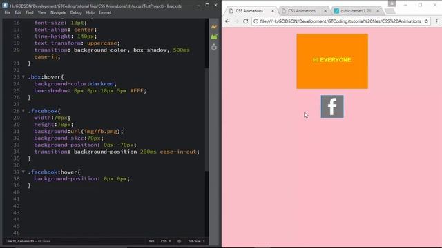 CSS Animations - Part 1 (Transitions) | Web Designing Tutorial смотреть онлайн