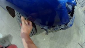 Рено Логан.  Часть 1. Ремонт бампера и Крыльев