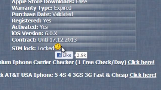 Verificar o staus do seu Iphone via IMEI / Sim Lock Status смотреть онлайн