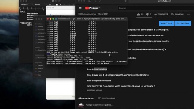 Como Abrir Crack Xforce En MacOS Big Sur / No Está Autorizado A Abrir La... “xf-adesk19” (2PARTE)