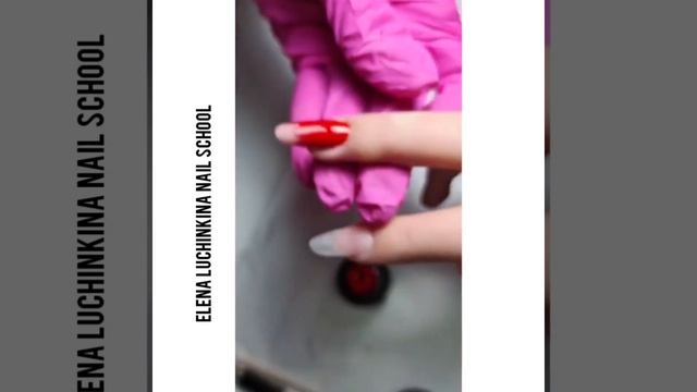 Наращивание ногтей форма миндаль Elena Luchinkina nail school смотреть онлайн