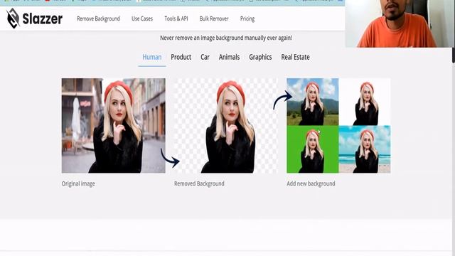 online image background remover in one click - slazzer - without photoshop - online - extension смотреть онлайн