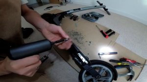 Ninebot Segway ES1 ES2 ES4 rear fender replacement at home PART 2