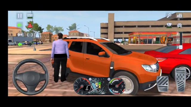 Dacia Duster Cars Classic Uber Driver | City Car driving 3d games Andorid iOS Taxi sim 2020 Gamepla смотреть онлайн