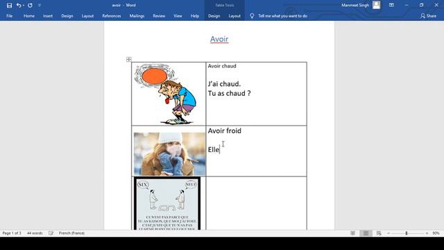 Learn French through Punjabi: AVOIR (to have) Aao French Sikhiye (simple French) смотреть онлайн