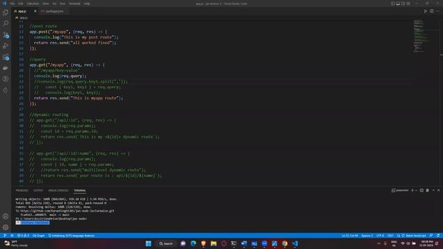 ?Lecture 4 Learn Node.js and Express ?tp status codes, testing using postman and databases смотреть онлайн