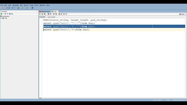 Just know How Right Pad () Function Works in Oracle - #rpad() #stringfunction смотреть онлайн