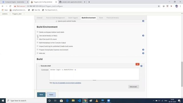 secret text in Jenkins | Securing sensitive information using secret text | Jenkins for beginners смотреть онлайн