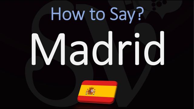 How to Pronounce Madrid? (CORRECTLY) English & Spanish Pronunciation смотреть онлайн