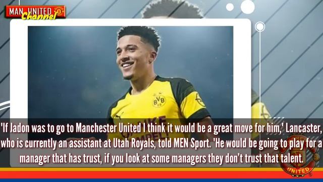 Exclusive: Jadon Sancho youth coach makes Manchester United transfer claim today смотреть онлайн