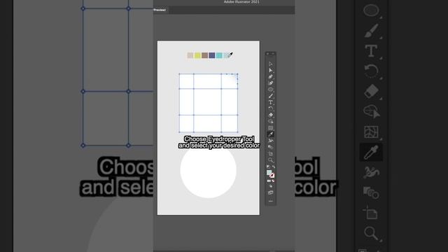 How to make simple mesh gradient in Adobe Illustrator with the Mesh Tool | Graphic Design смотреть онлайн