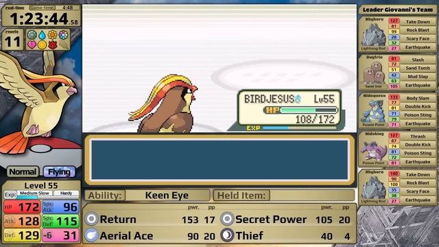 Pidgeot-Line Solo Challenge - Pokemon FireRed смотреть онлайн