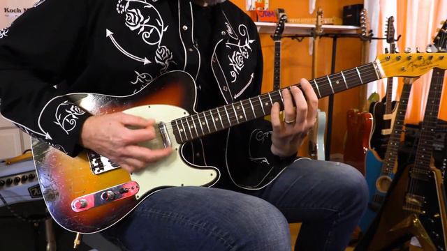 Fender Custom Shop Wildwood 10 1962 Telecaster Custom Heavy Relic • SN: R107956 смотреть онлайн