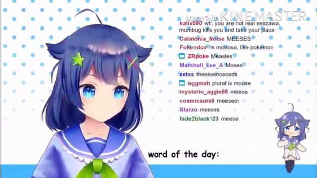 Senzawa And Gawr Gura |    What’s The Plural Of Moose?