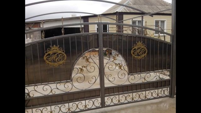 ВОРОТА с элементами ковки своими руками смотреть онлайн