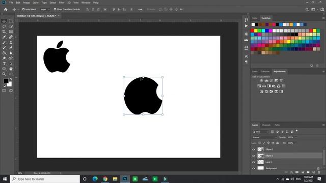 HOW TO MAKE APPLE BRAND LOGO | ADOBE PHOTOSHOP смотреть онлайн