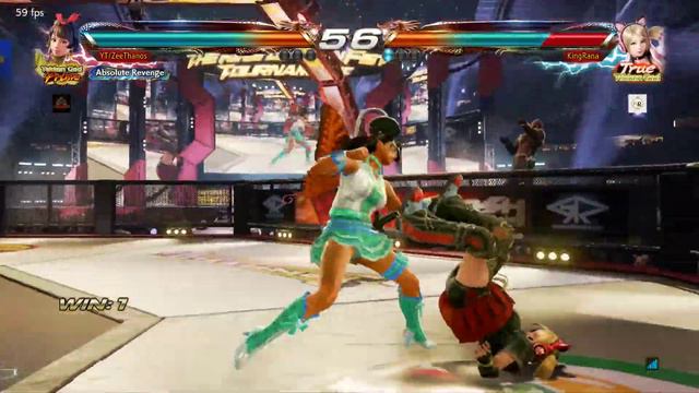 Tekken 7 | ZeeThanos (Josie) VS KingRana (Lucky Chloe) |Rank Match| смотреть онлайн