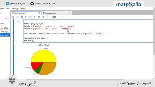 Matplotlib #3 || Pie Charts بالعربي смотреть онлайн