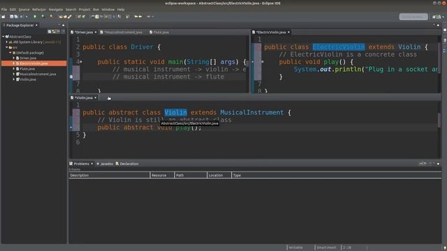 Abstract class - Basic Java Fast (27) смотреть онлайн