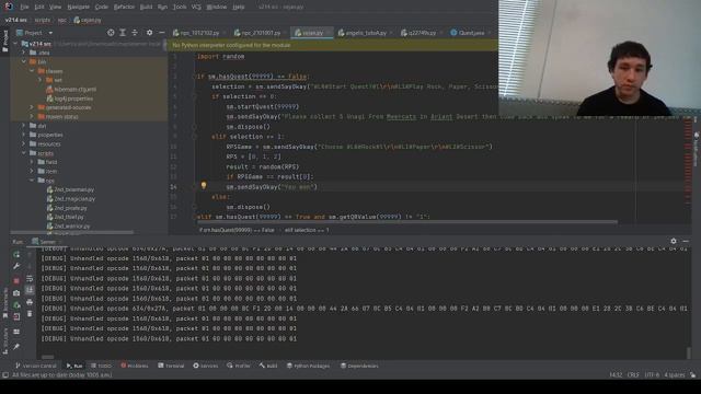 Continuing to script multi purpose NPC in python pt.2 смотреть онлайн