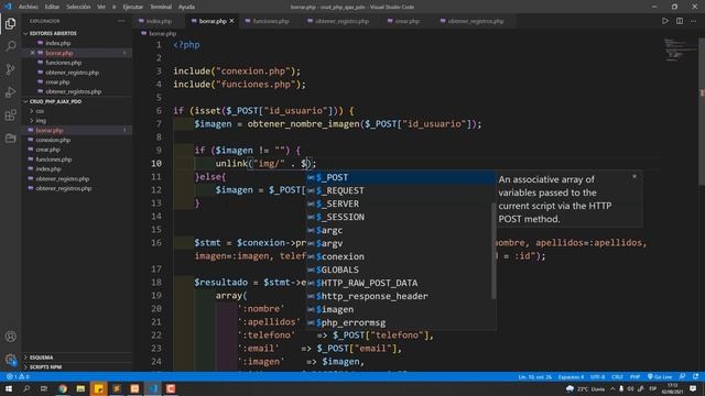 ?Crud con PHP, PDO, Ajax, Datatables y Bootstrap 5 - Borrar registro existente смотреть онлайн