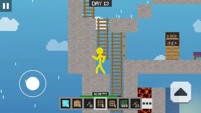 [S4] DAY 12 + DAY 13 in Stickman Skyblock | Stickman & Minecraft смотреть онлайн
