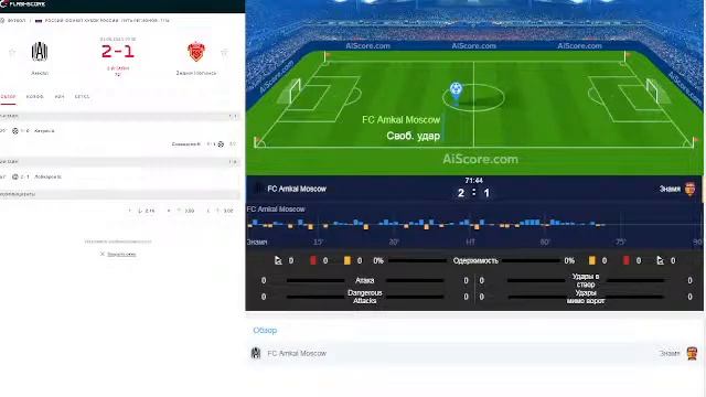 Амкал - Знамя прямая трансляция