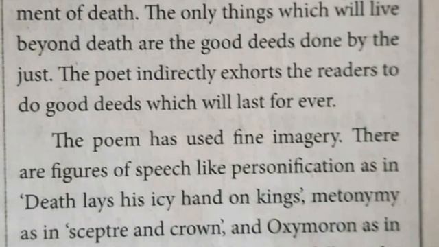 Plus one English unit 2 chapter 3 ' Death the leveller '(poem) appreciation смотреть онлайн