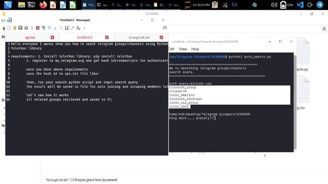 How to search telegram groups or channels with Telethon | Find source code below смотреть онлайн