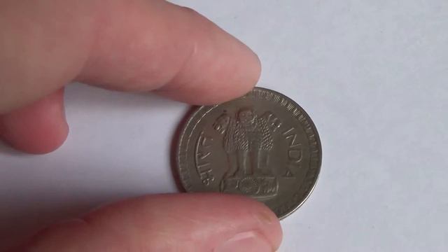 монета Индии 1 Rupee /Coin of India 1 Rupee смотреть онлайн