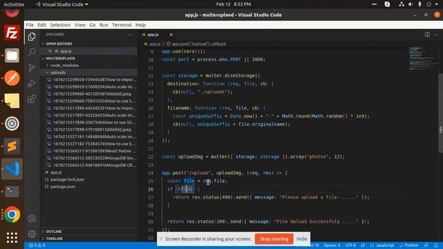 Node js Express Multiple Image File Upload using Multer смотреть онлайн