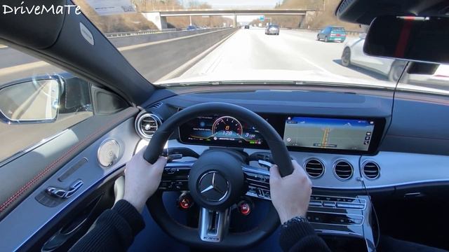 2021 E53 AMG AUTOBAHN FIRST POV DRIVE! Acceleration - Interior Ambiente by DriveMaTe смотреть онлайн