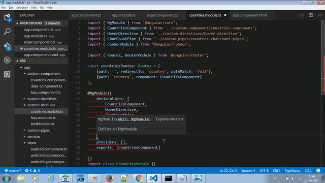 Angular 4 - Lazy Loading a Module (Angular 4) - #14 смотреть онлайн