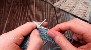 Узор «Косы и Ажур» спицами. Очень симпатично смотрится - узоры на спицах вязание