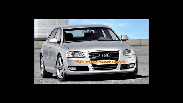 Audi A8 S8 Headlight Lens Cover A8 D3 Headlamp Plastic Cover Replace смотреть онлайн
