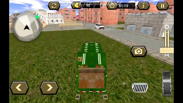 Real Garbage Truck Driving Simulator Game Android Gameplay смотреть онлайн