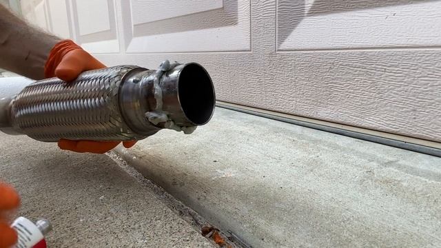 Replace FLEX pipe exhaust pipe - DIY смотреть онлайн