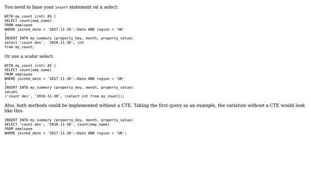 Databases: Keep count in temporary variable for later use in query (2 Solutions!!) смотреть онлайн
