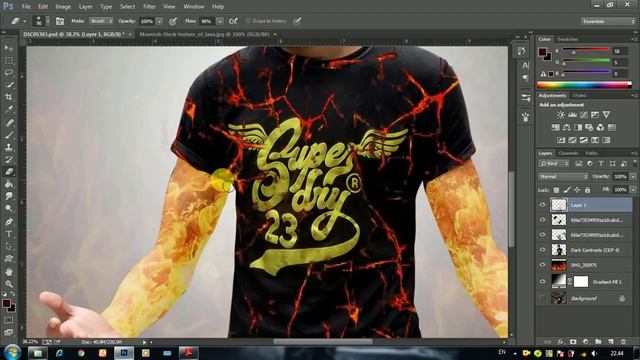 Fire Hand Tutorial || Photoshop Manipulation Tutorial By Photoshop CC смотреть онлайн