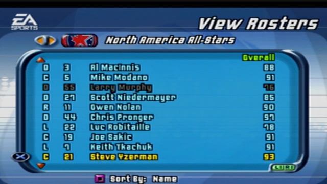 NHL 2001 Quick Look at Game Menu Retro Video Game смотреть онлайн
