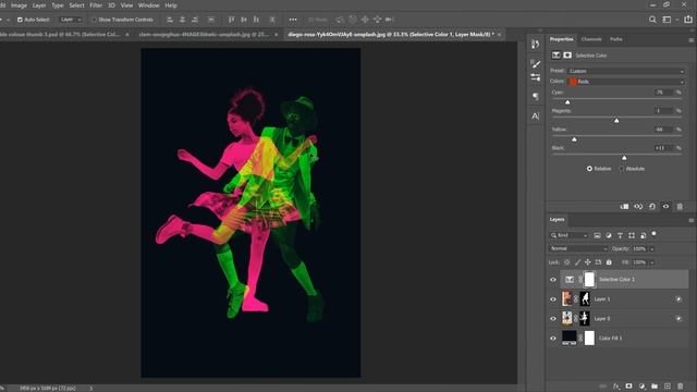Duotone RGB Channels SPLIT Effect | Photoshop CC 2021 Tutorial смотреть онлайн