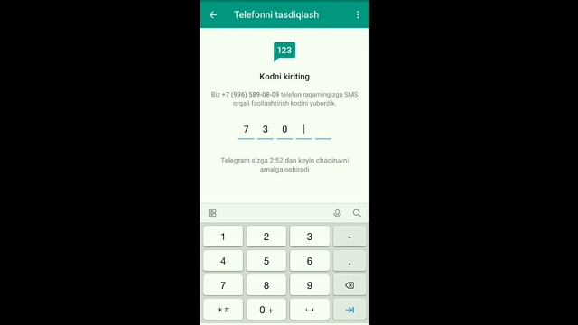 TELEGRAM SIRLARI//TELEGRAMDA IKKI BOSQICHLI PAROLNI UNUTDINGIZMI//IKKI BOSQICHLI PAROL//TELEGRAM смотреть онлайн