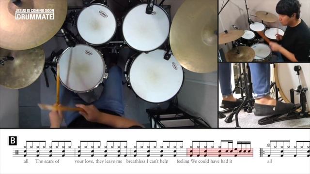 034 | Rolling In The Deep - Adele (★★★☆☆) Pop Drum Cover (Score, Lessons) смотреть онлайн