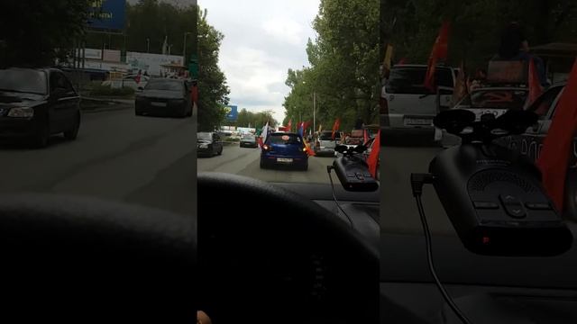 Автопробег Ростов-на-Дону 9. 05. 2016 День Победы. Патриотизм. За Родину. смотреть онлайн