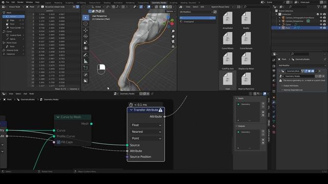 Blender Geometry Nodes - Transfer Attribute [Deutsch] смотреть онлайн