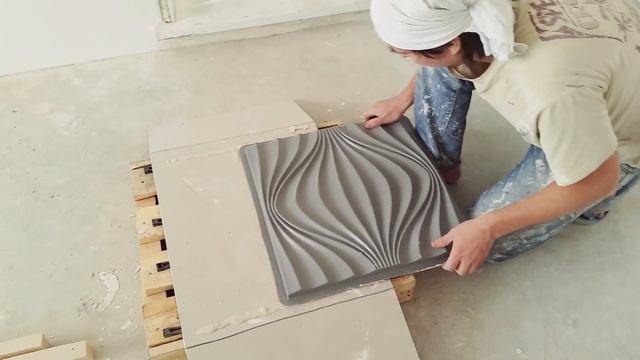 Изготовление 3д панелей ,первый опыт. смотреть онлайн