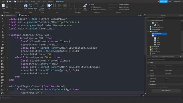 HOW TO MAKE A GAME LIKE FRIDAY NIGHT FUNKIN IN ROBLOX STUDIO PART 1 ! смотреть онлайн