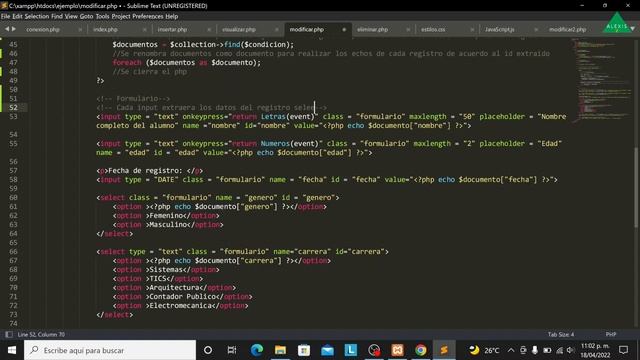 Pagina web PHP con MongoDB responsive design смотреть онлайн