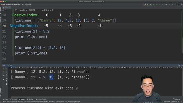 Python Tutorial for Beginners 2020 - List смотреть онлайн