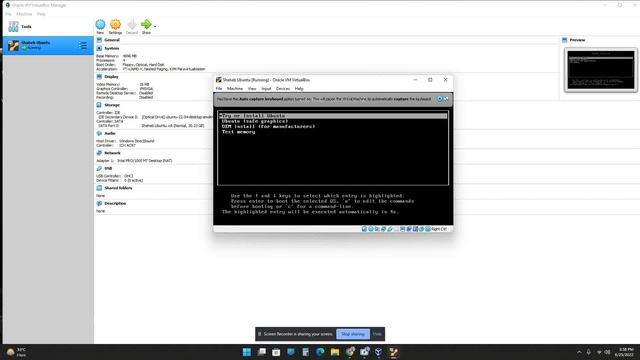 Oracle VM VirtualBox Ubuntu 2022 virtual Machine Installation in VirtualBox смотреть онлайн